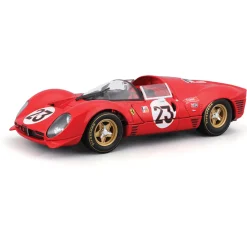 1967 Ferrari 330 P4 Daytona - Red #23 1:24 Scale Diecast Model Car by Bburago