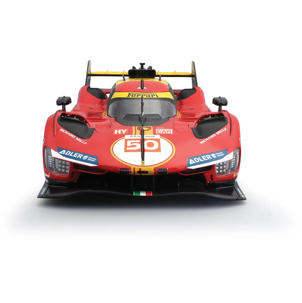 2024 Ferrari 499P 24HLM Le Mans Champion 1:18 Scale Diecast Model Car by Bburago