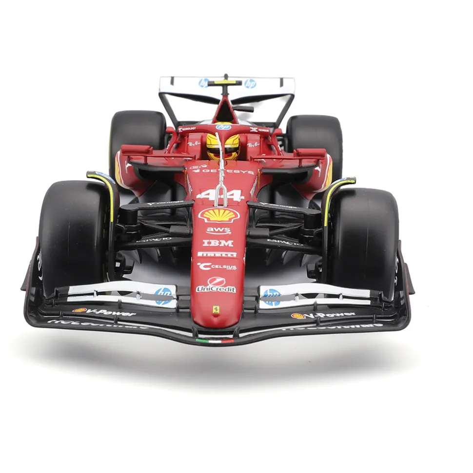 2025 Ferrari Season Car - #44 Hamilton 1:18 Scale Diecast Model Car by Bburago
