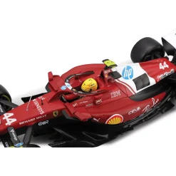 2025 Ferrari Season Car - #44 Hamilton 1:18 Scale Diecast Model Car by Bburago