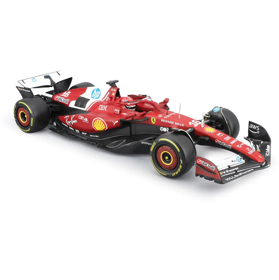 2025 Ferrari Season Car - Leclerc #16 1:18 Scale Diecast Model Car by Bburago