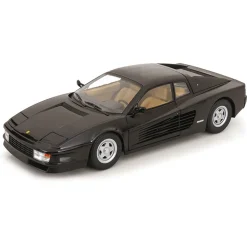 1986 Ferrari Testarossa - Black 1:12 Scale Diecast Model Car by KK Scale