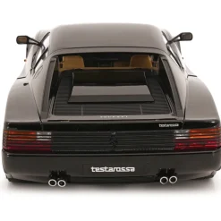 1986 Ferrari Testarossa - Black 1:12 Scale Diecast Model Car by KK Scale