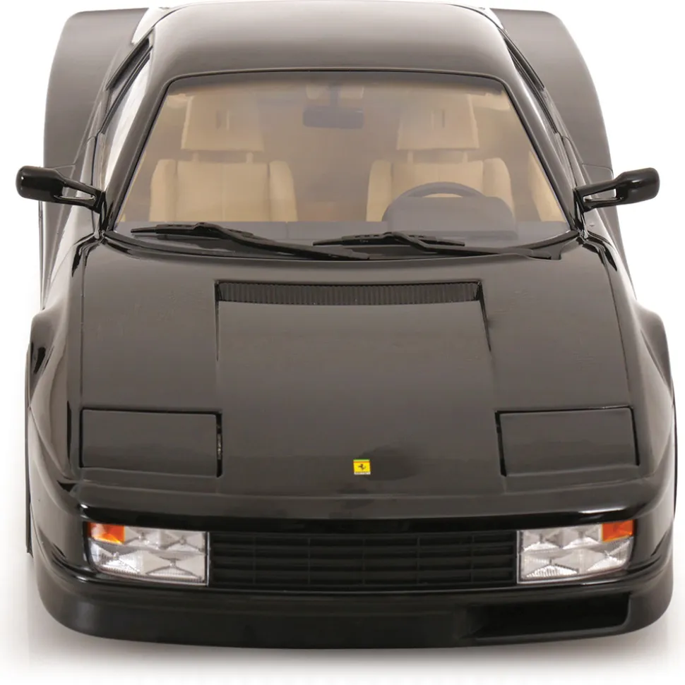 1986 Ferrari Testarossa - Black 1:12 Scale Diecast Model Car by KK Scale