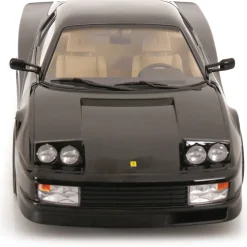 1986 Ferrari Testarossa - Black 1:12 Scale Diecast Model Car by KK Scale
