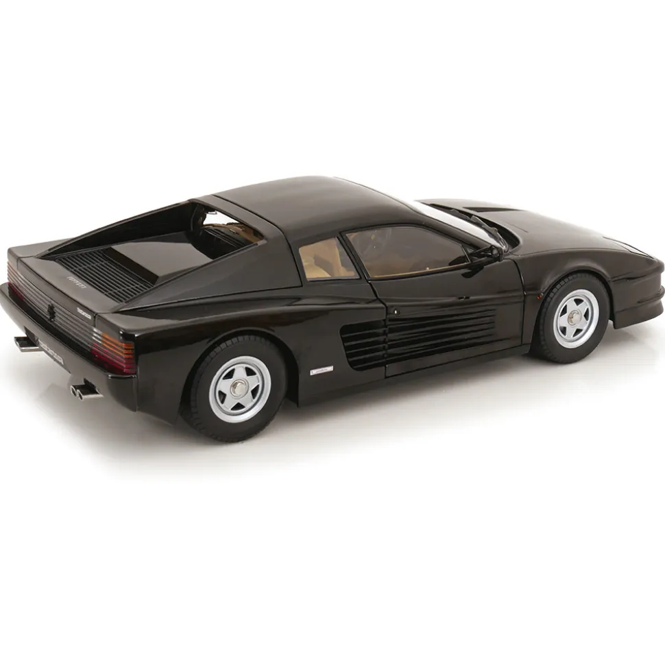 1986 Ferrari Testarossa - Black 1:12 Scale Diecast Model Car by KK Scale