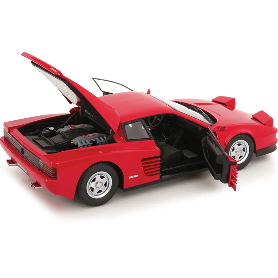 1986 Ferrari Testarossa - Red 1:12 Scale Diecast Model Car by KK Scale