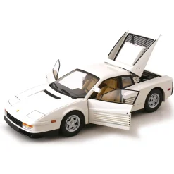 1984 Ferrari Testarossa - White TV Version 1:12 Scale Diecast Model Car by KK Scale