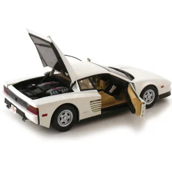 1984 Ferrari Testarossa - White TV Version 1:12 Scale Diecast Model Car by KK Scale