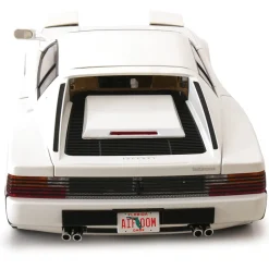 1984 Ferrari Testarossa - White TV Version 1:12 Scale Diecast Model Car by KK Scale