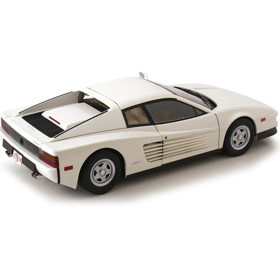 1984 Ferrari Testarossa - White TV Version 1:12 Scale Diecast Model Car by KK Scale