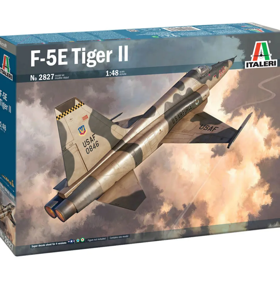 F-5E Tiger Ii 1/48 Kit 1:48 Scale Plastic Model Kit by Italeri