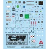 F-16 Falcon Cockpit 1/12 Kit 1:12 Scale Plastic Model Kit by Italeri