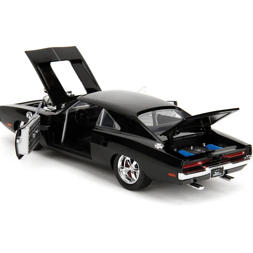 1970 F&F 1 Dodge Charger R/T - Dom's Charger 1:24 Scale Diecast Model Car by Jada Toys
