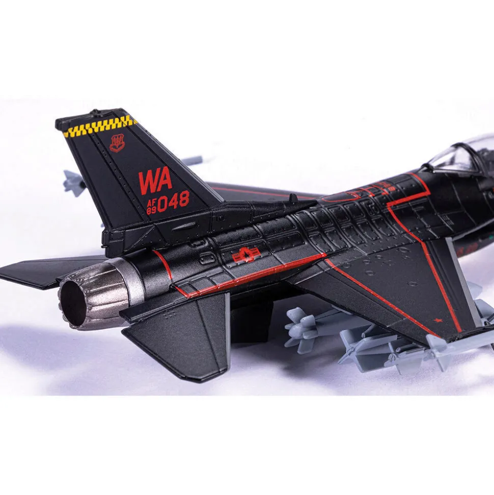 F-16 FIGHTING FALCON 1/100 DIE CAST MODEL - AF1-0142D 64TH AGGRESSOR SQUADRON, “WRAITH”, NELLIS AFB, 2020 1:100 Scale Metal by Air Force 1