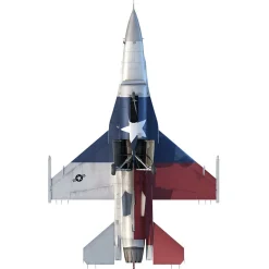 F-16 Fighting Falcon 1/100 Die Cast Model - AF1-0142C 457th FS, 75 years of Operation scheme 1:100 Scale Metal by Air Force 1