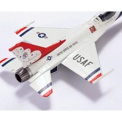F-16 FIGHTING FALCON 1/100 DIE CAST MODEL - AF1-0142A USAF, THUNDERBIRDS 1:100 Scale Metal by Air Force 1