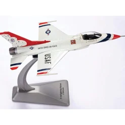 F-16 FIGHTING FALCON 1/100 DIE CAST MODEL - AF1-0142A USAF, THUNDERBIRDS 1:100 Scale Metal by Air Force 1