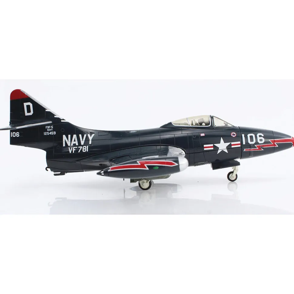 F9F-5 PANTHER 1/48 DIE CAST MODEL - HA7210b LT. ROYCE WILLIAMS, VF-781, NOV. 1952 1:48 scale Metal by Hobby Master