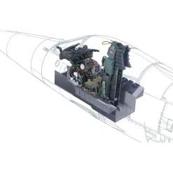F-104G Cockpit 1/12 Kit 1:12 Scale Plastic Model Kit by Italeri