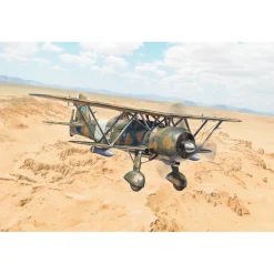 FIAT CR.42 Falco Assault/Night Fighter 1/48 Kit 1:48 scale Plastic by Italeri