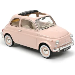 1968 Fiat 500 L - Baby Pink 1:18 Scale Diecast Model Car by Norev