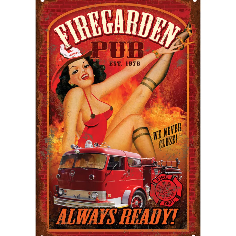 Firegarden Pub Metal Sign Wall Sign by Vintage Signs