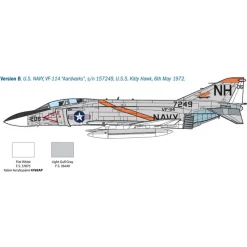 F-4J Phantom II 1/48 Kit 1:48 Scale Plastic Model Kit by Italeri