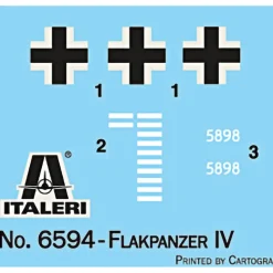 Flakpanzer IV Ostwind 1/35 Kit Italeri (6594) 1:35 scale Plastic by Italeri