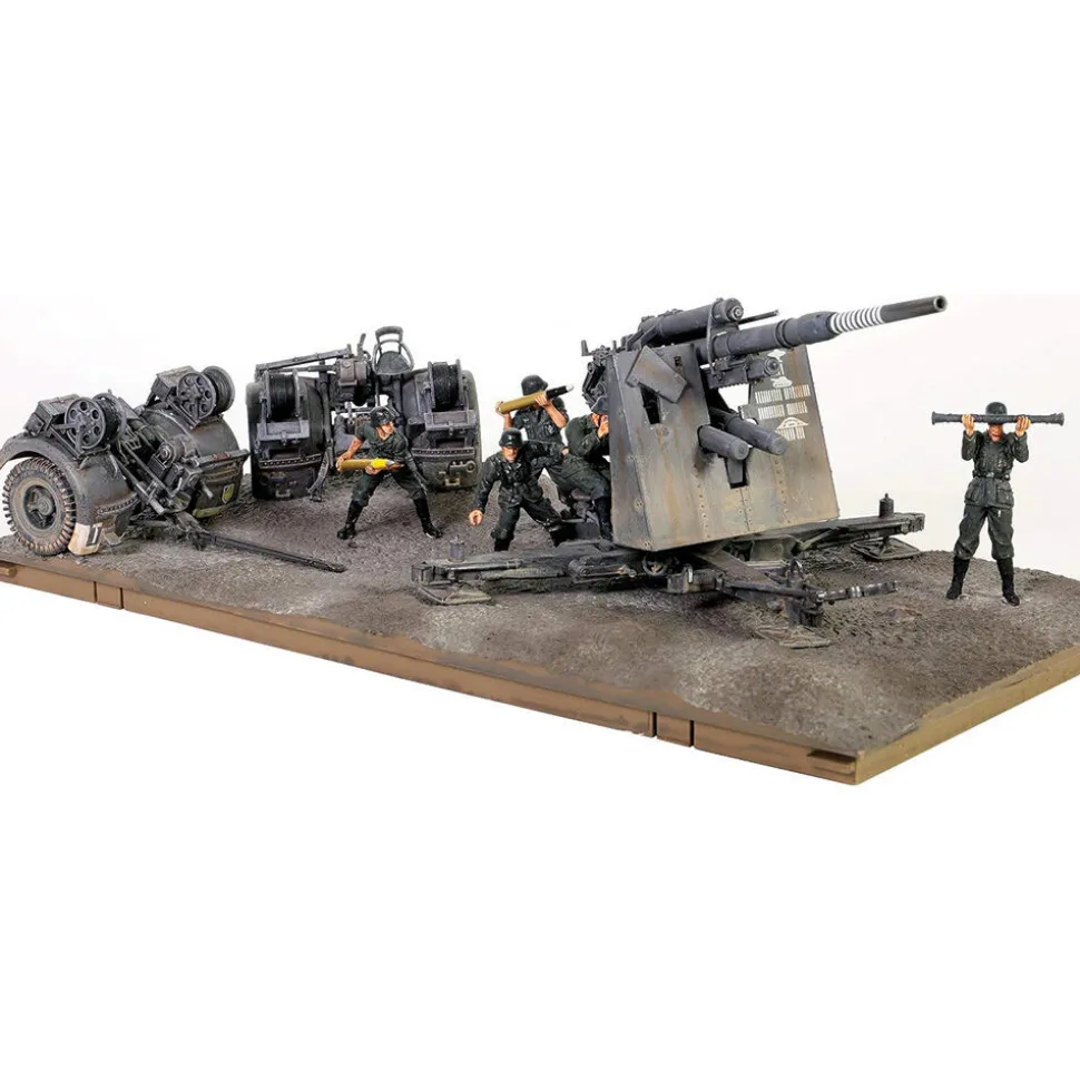 FlaK 36 w/sd.202 Tow Vehicle 1/32 Die Cast Model w/Figures 1:32 Scale by Forces of Valor