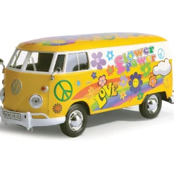 Flower Power VW Microbus 1:24 Scale Diecast Model by Motormax
