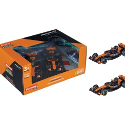 F1 McLaren Formula 1 Team #4 Norris & #81 Piastri Pull & Speed Twinpack 1:43 Scale Plastic Model Car by Carrera
