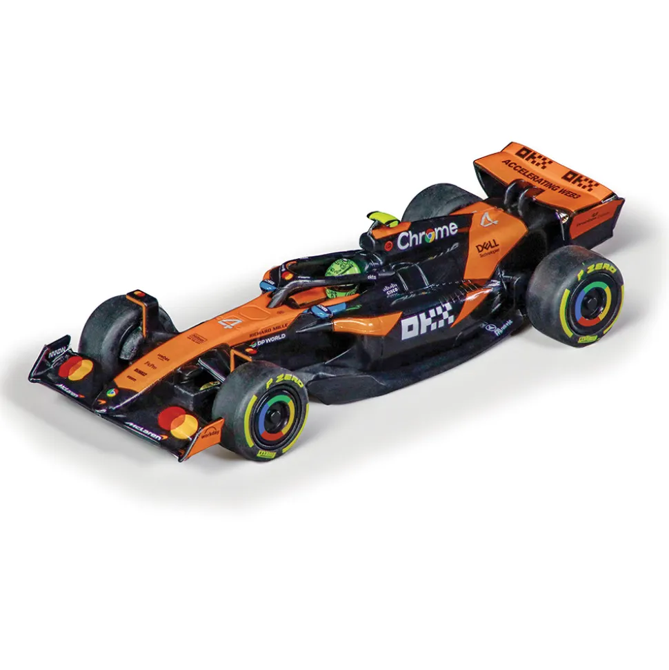 F1 McLaren Formula 1 Team #4 Norris & #81 Piastri Pull & Speed Twinpack 1:43 Scale Plastic Model Car by Carrera
