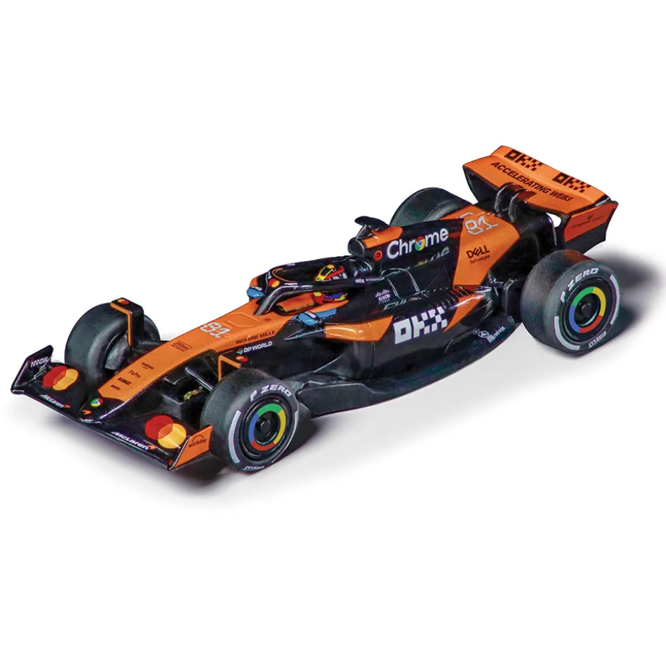 F1 McLaren Formula 1 Team #4 Norris & #81 Piastri Pull & Speed Twinpack 1:43 Scale Plastic Model Car by Carrera
