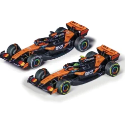 F1 McLaren Formula 1 Team #4 Norris & #81 Piastri Pull & Speed Twinpack 1:43 Scale Plastic Model Car by Carrera