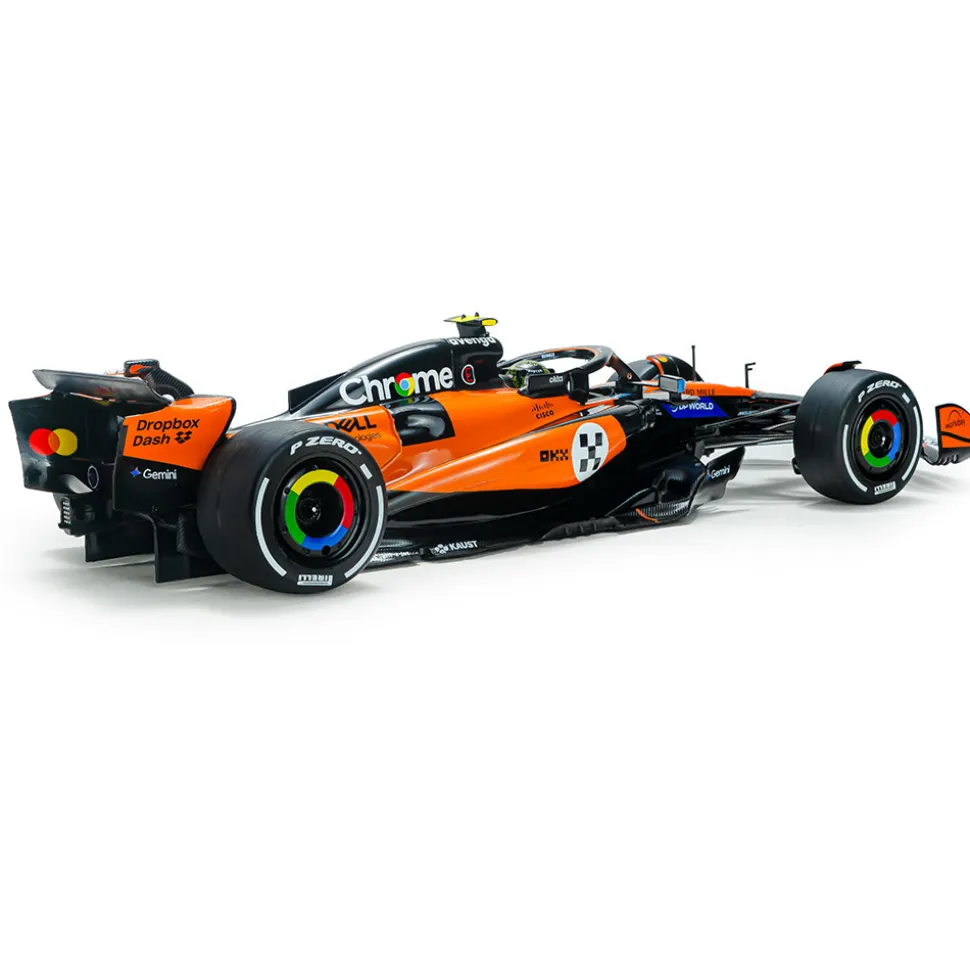 2025 F1 McLaren MCL39 Orange L.Norris #4 - GP Monaco 1:18 Scale Diecast Model Car by Solido