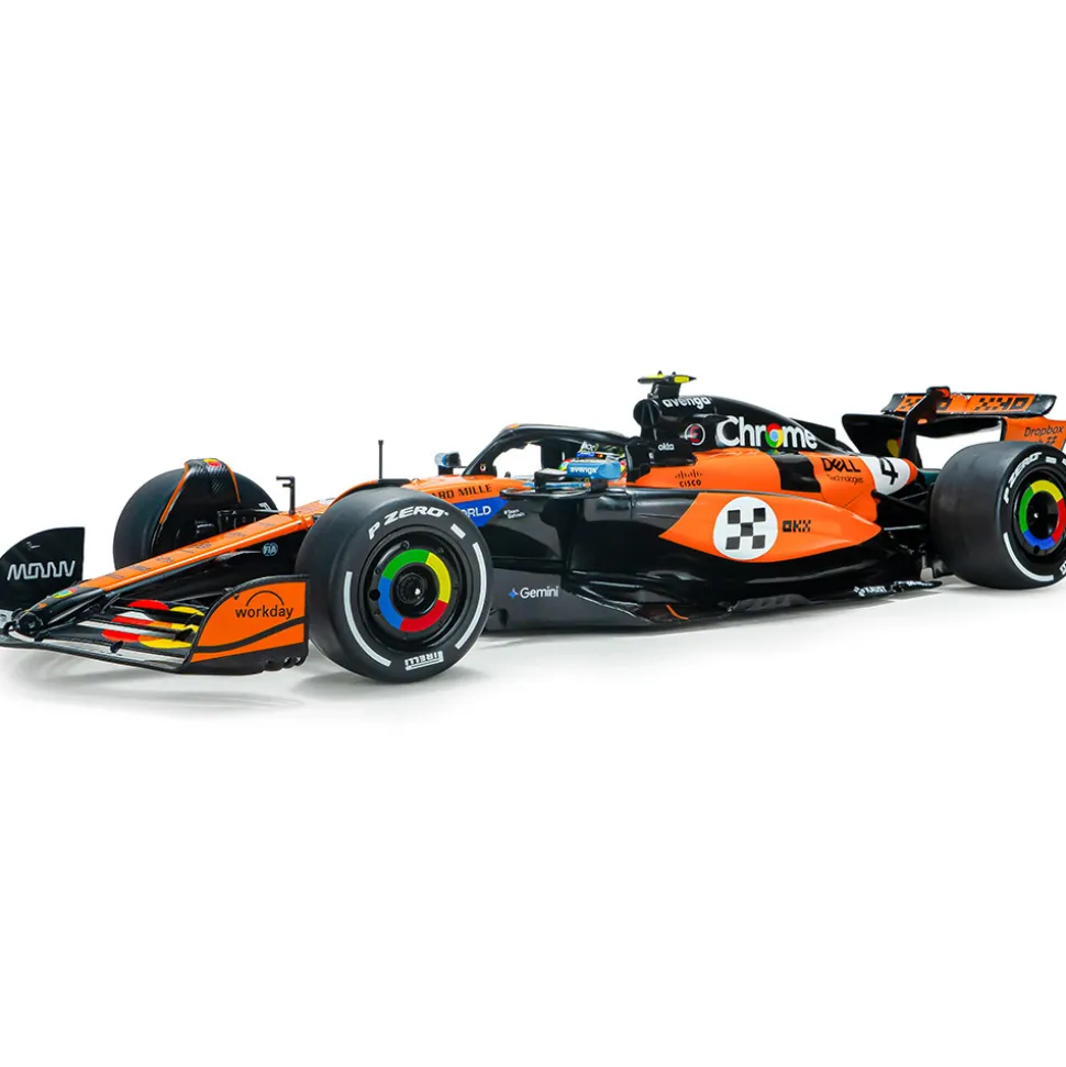 2025 F1 McLaren MCL39 Orange L.Norris #4 - GP Monaco 1:18 Scale Diecast Model Car by Solido
