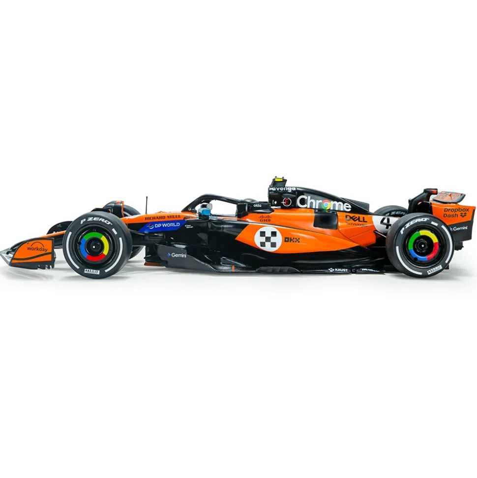 2025 F1 McLaren MCL39 Orange L.Norris #4 - GP Monaco 1:18 Scale Diecast Model Car by Solido