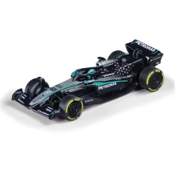 F1 Mercedes-AMG PETRONAS Formula One Team #63 Russel & #12 Antonelli Pull & Speed Twinpack 1:43 Scale Plastic Model Car by Carrera