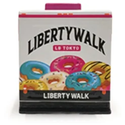 Food Truck Liberty Walk LB Cafe Truck - Limited Edition 1:64 Scale Diecast Model Truck by American Diorama
