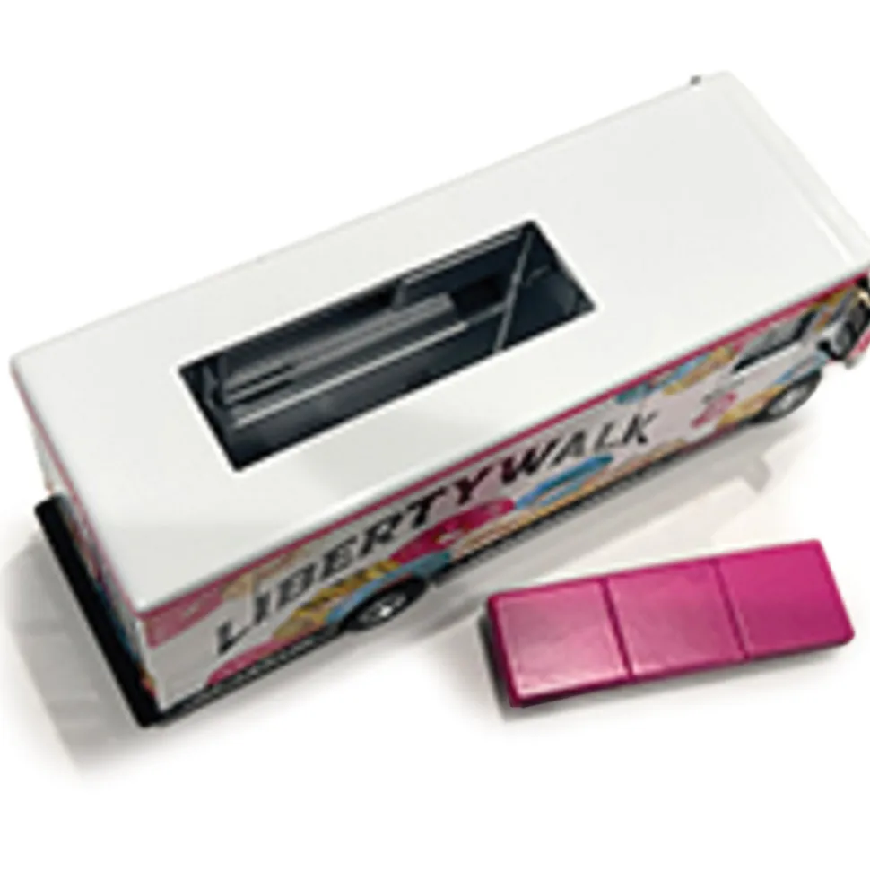 Food Truck Liberty Walk LB Cafe Truck - Limited Edition 1:64 Scale Diecast Model Truck by American Diorama