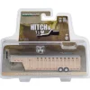 26-Foot Vertical Three Hole Gooseneck Livestock Trailer - Tan 1:64 Scale Diecast Model Truck by Greenlight