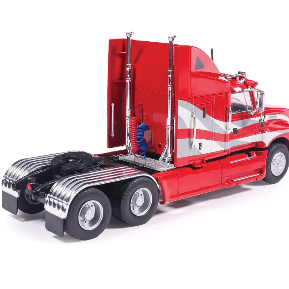 1980 Ford Aeromax - Burgundy And Gray 1:64 Scale Diecast Model Truck by IXO Models
