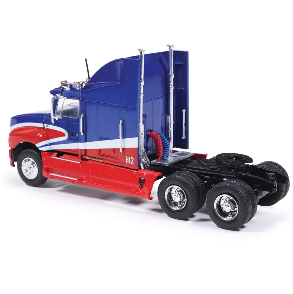 1990 Ford Aeromax - Red & Blue 1:64 Scale Diecast Model Truck by IXO Models