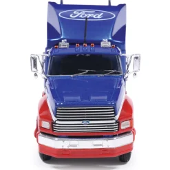 1990 Ford Aeromax - Red & Blue 1:64 Scale Diecast Model Truck by IXO Models