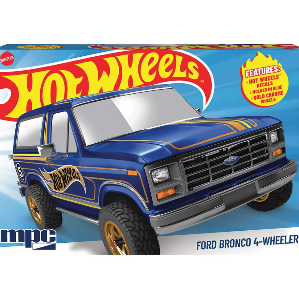 1982 Ford Bronco 4-Wheeler Hot Wheels 1:25 Scale Model Kit by MPC Models