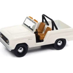1967 Ford Bronco - Wimbledon White 1:64 Scale by Johnny Lightning