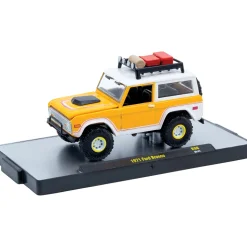 1971 Ford Bronco - Yellow 1:64 Scale Diecast Model Truck by M2 Machines