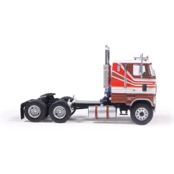 1976 Ford CL 9000 - Brown And Red 1:64 Scale Diecast Model Truck by IXO Models