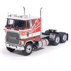 1976 Ford CL 9000 - Brown And Red 1:64 Scale Diecast Model Truck by IXO Models